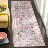 Gray 27 x 0.32 in Area Rug - World Menagerie Fitz Oriental Lavender/Light Area Rug Polyester | 27 W x 0.32 D in | Wayfair WRMG1124 45455719