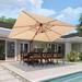 Freeport Park® Epling 157.4" x 118.1" Rectangular Cantilever Umbrella Metal in Brown | 108 H in | Wayfair 6C8CC606E5A7499490702846EB1EFBEB