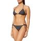 O'Neill Women's PW Capri BONDEY Fixed Set-MM Bikini, 9925 Black AOP W/Yellow, 14/16 UK (Pack of 2)