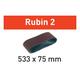 Schleifband L533X 75-P80 RU2/10 Rubin 2 – 499157 - Festool