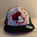 Disney Accessories | Disney Minnie Mouse Black White Snap Back Hat Nwt | Color: Black/Red | Size: Os