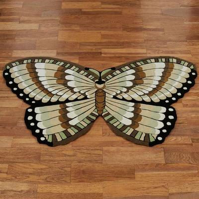 Mona Butterfly Shaped Rug Multi Warm, 2'6