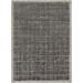 Tandag 10' x 14' Modern Solid Wool Handmade Charcoal Area Rug - Hauteloom