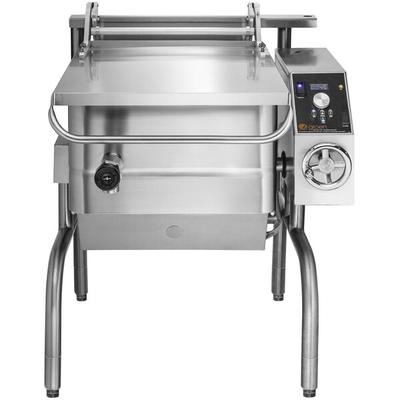 Groen BPM-15EC 208/3 Stainless Steel 15-Gallon Tilting Electric Braising Pan - 208V, 3 Phase, 7.7 kW
