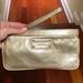 Kate Spade Bags | Kate Spade Gold Leather Clutch | Color: Gold | Size: Os