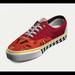 Vans Shoes | Custom Vans(Geometric Design) | Color: Orange/Red | Size: Available In All Sizes