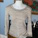 Madewell Tops | Madewell Light Weight Neutral Color Pull Over | Color: Brown/Cream | Size: S