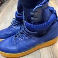 Nike Shoes | Air Force 1 High Navy / Gum | Color: Blue | Size: 10