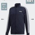 Adidas Jackets & Coats | Adidas Track Top. Lightweight Jacket. | Color: Blue/White | Size: Lb