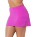 Plus Size Women's Side Slit Swim Skirt by Swimsuits For All in Beach Rose (Size 22)