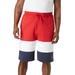 Men's Big & Tall FILA® Colorblock Fleece Shorts by FILA in Red White Navy (Size L)