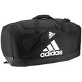 adidas Unisex-Adult Defender 4 Large Duffel Bag, Black/White, One Size