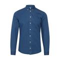 CASUAL FRIDAY CFAnton BD LS Denim Chambray Shirt Herren Jeanshemd Denim Hemd Freizeithemd mit Hemdkragen aus 100% Baumwolle Regular Fit, Größe:XL, Farbe:Denim mid Blue (200436)