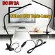 Lampe de table LED pour chevet et lit pince pliante à 360 ° support d'étude réglable Lam138 USB