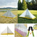 Tente intérieure ultralégère en nylon argenté tente de camping extérieur 4 saisons automne