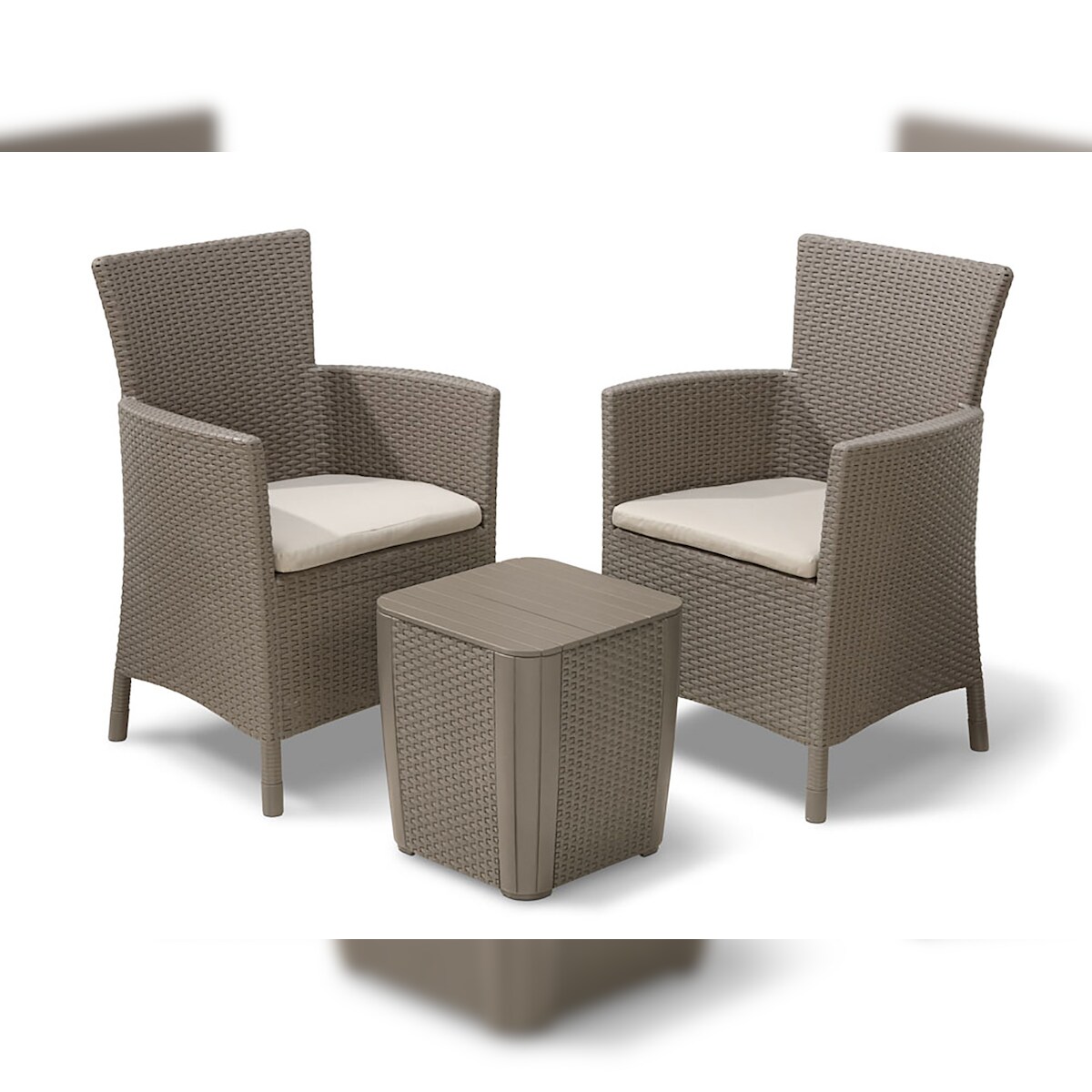 Keter 3-tlg. Garten-Sitzgruppe Iowa Cappuccino-Braun 224383 Image