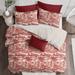 Red Barrel Studio® Tangleton Barn Red/Beige Standard Cotton Coverlet Set Polyester/Polyfill/Cotton in Red/White | Wayfair