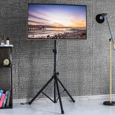 Rfiver TV Stand Tripod Base Floor Portable TV Stand Height Adjustable Pole For Most 32-70 Inch Flat/Curved Screen Tvs Up To 100 Lbs Swivel | Wayfair