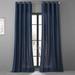 The Twillery Co.® Rivoli Grommet Semi Sheer Curtains for Bedroom, Cotton Dune Textured Window Curtain Panel Pair in Green/Blue | Wayfair