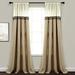 Terra Window Curtain Panels Beige/Ivory 54X84 Set - Lush Decor 16T006832