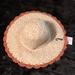 Jessica Simpson Accessories | Jessica Simpson Women’s Straw Hat | Color: Cream/Red | Size: Os