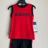 Adidas Matching Sets | Adidas Baby Boys Active Shorts Set, 12 Months | Color: Black/Red | Size: 12mb