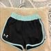 Under Armour Bottoms | Girls Under Armour Black Shorts Size 4 | Color: Black/Green/Silver | Size: 4g