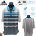 Adidas Shirts | Adidas 2xlt Blue White Climacool Regular Fit Lightweight Golf Short Sleeve Polo | Color: Blue/White | Size: 2xlt
