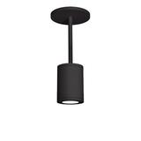 WAC Lighting Tube 1 - Light Single Cylinder LED Pendant in Black | 28.62 H x 5 W x 7.17 D in | Wayfair DS-PD05-S35-BK