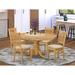 Alcott Hill® Emmaline Butterfly Leaf Rubberwood Solid Wood Dining Set Wood/Upholstered in Brown | Wayfair C1D517E5490B446ABA03425BFF38D176