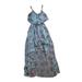 Disney Dresses | Disney Womens Dress Small Cinderella Blue Floral H | Color: Blue/Pink | Size: Small