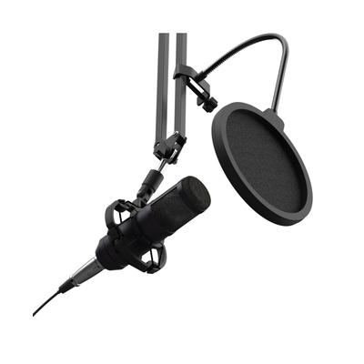On Air Proshield Microphone Pop Filter with Flexible Gooseneck and Clamp-On Base - Black