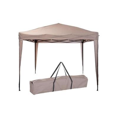 Partyzelt Easy-Up 300x300x245 cm Taupe Progarden Taupe