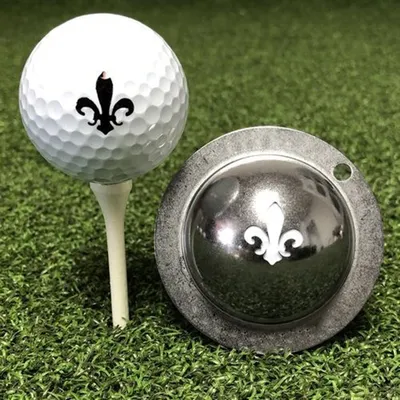 Doublure de balle de golf en acier inoxydable dessin de balle de golf pochoirs 11% ment outil de
