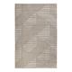 Tapis motif géométrique relief beige taupe 225x160