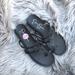 Jessica Simpson Shoes | Jessica Simpson Black Chain Detail Sandals | Color: Black | Size: 5.5