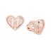 Kate Spade Jewelry | Kate Spade Rock Solid Stone Heart Stud Earrings | Color: Gold | Size: Os