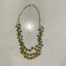 Anthropologie Jewelry | Anthropologie Necklace. | Color: Green/Yellow | Size: 22” Total Length.