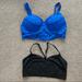 Pink Victoria's Secret Intimates & Sleepwear | 2/$10 Victoria Secret Pink Bra Bundle | Color: Black/Blue | Size: M