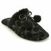 Coach Shoes | New Coach Poppy Jayda Signature Fur Slippers 8 | Color: Black | Size: 8