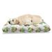East Urban Home Ambesonne Autumn Pet Bed, Natural Colorful Season Maple Leafs Hand-Drawn On A Plain Background | 24 H x 39 W x 5 D in | Wayfair