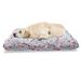 East Urban Home Ambesonne Cherry Blossom Pet Bed, Inspirational Seasonal Flower Garden Arrangement In Pastel Color | 24 H x 39 W x 5 D in | Wayfair