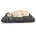 East Urban Home Ambesonne Mudcloth Pet Bed, Chevron Ornamental Aztec Style Vintage Bohemian Art | 24 H x 39 W x 5 D in | Wayfair