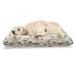 East Urban Home Ambesonne Paisley Pet Bed, Floral Patterns w/ Paisley Inspired & Tulips Persian Hippie Art, Size 24.0 H x 39.0 W x 5.0 D in | Wayfair