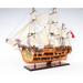 Old Modern Handicrafts HMS Endeavour Open Hull Wood in Brown | 6 H x 24.5 W x 6 D in | Wayfair T275