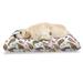 East Urban Home Ambesonne Paisley Pet Bed, Vintage Persian Paisley Patterns On Plain Background w/ Inspired Hippie, Size 24.0 H x 39.0 W x 5.0 D in
