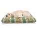 East Urban Home Ambesonne Colorful Pet Bed, Colorful Local Motif Pattern Print, Chew Resistant Pad For Dogs & Cats Cushion w/ Removable Cover | Wayfair