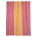 East Urban Home Tampa Bay Football Stripes Sheer Rod Pocket Single Curtain Panel Sateen in Red/Yellow | 53 H in | Wayfair