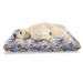 East Urban Home Ambesonne Floral Pet Bed, Spring Season Repeating Pattern Chrysanthemum Flowers On Striped Background | 24 H x 39 W x 5 D in | Wayfair