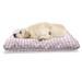 East Urban Home Ambesonne Checkered Pet Bed, Romantic Pattern w/ Little Hearts Children Girlish Design | 24 H x 39 W x 5 D in | Wayfair